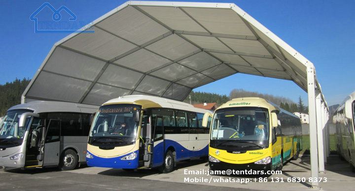 Temporary garage tent