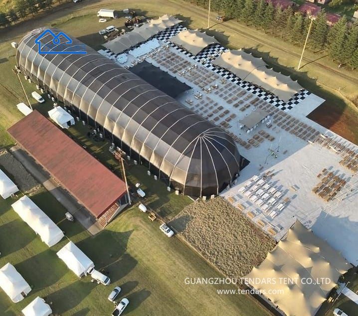 Koncertų vakarėlio aliuminio palapinė